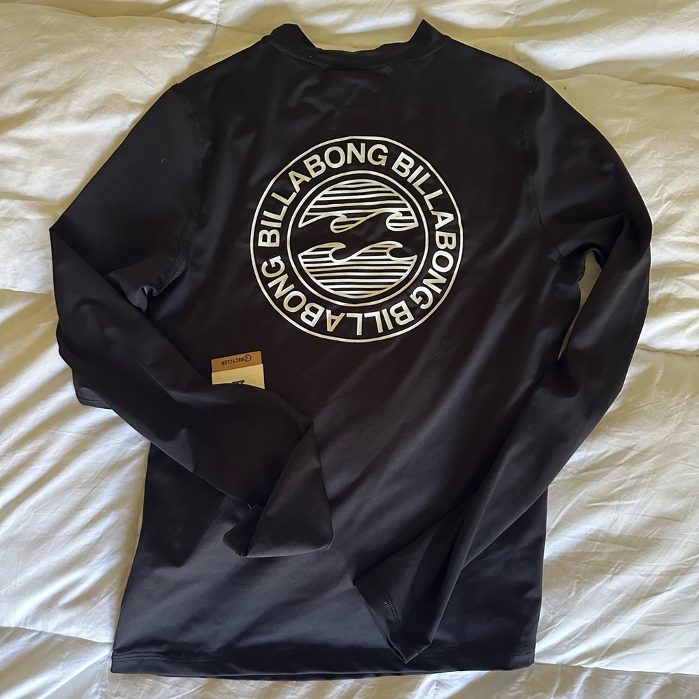 Billabong Black Long Sleeve Rash Guard